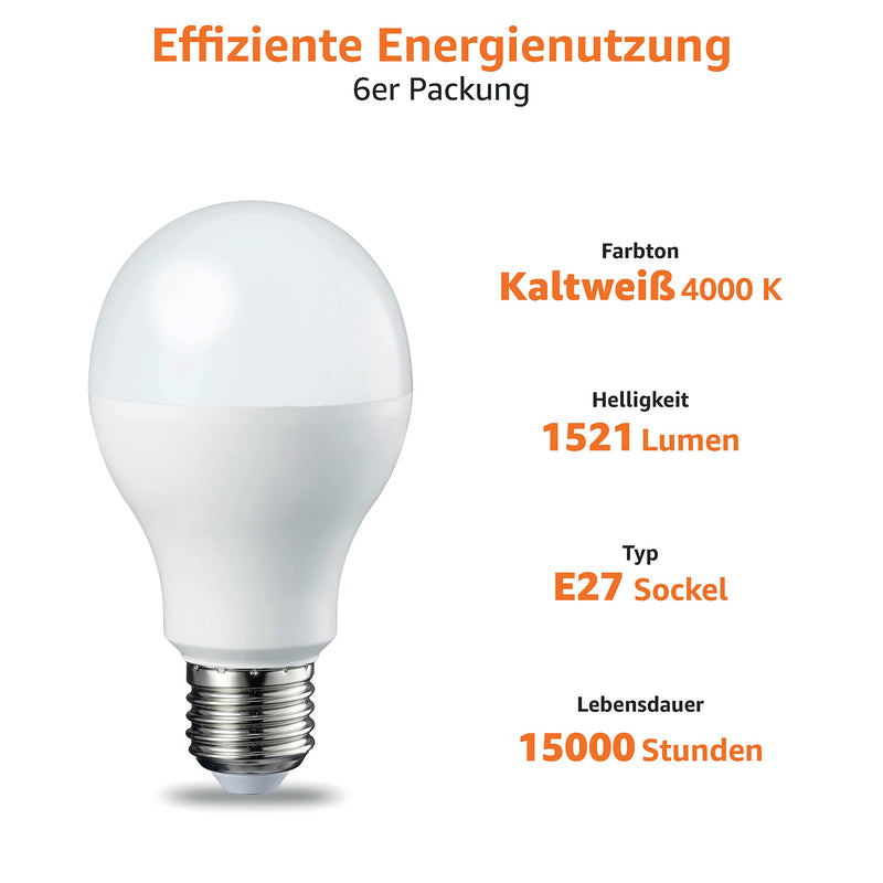 Amazon Basics E27 LED Bulb 2-6 pcs (pack of 1) 13w Warm White