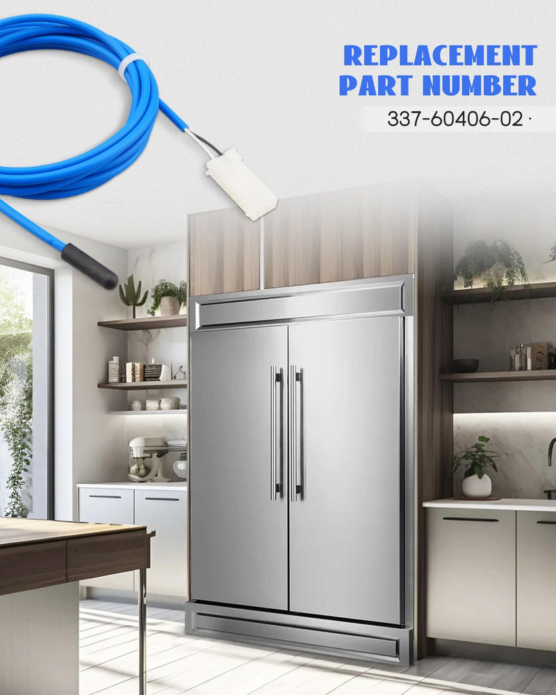 [Australia - AusPower] - Cabinet Temperature Sensor 74" Fits for TRAULSEN G100 G110 G12000 G120XX, Blue Cabinet Air Sensor 337-60406-02 