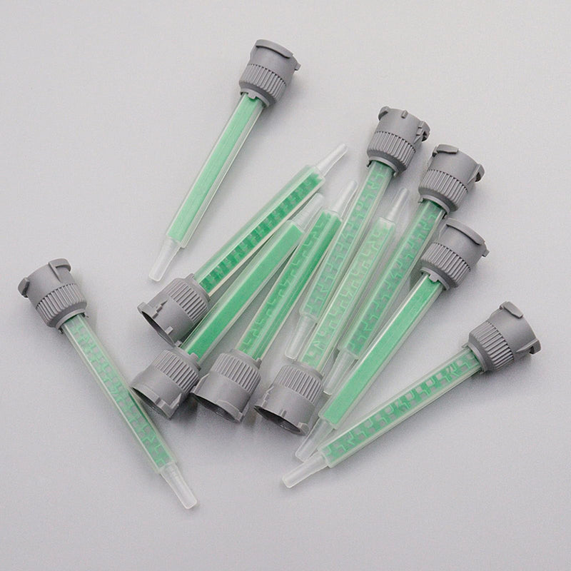 25pcs Mixing Nozzles epoxy Epoxy Adhesive Mixing Nozzle Tip Resin Mixer Adhesive Gun Applicator for 50ml/1.7oz(1:1/2:1Ratio)