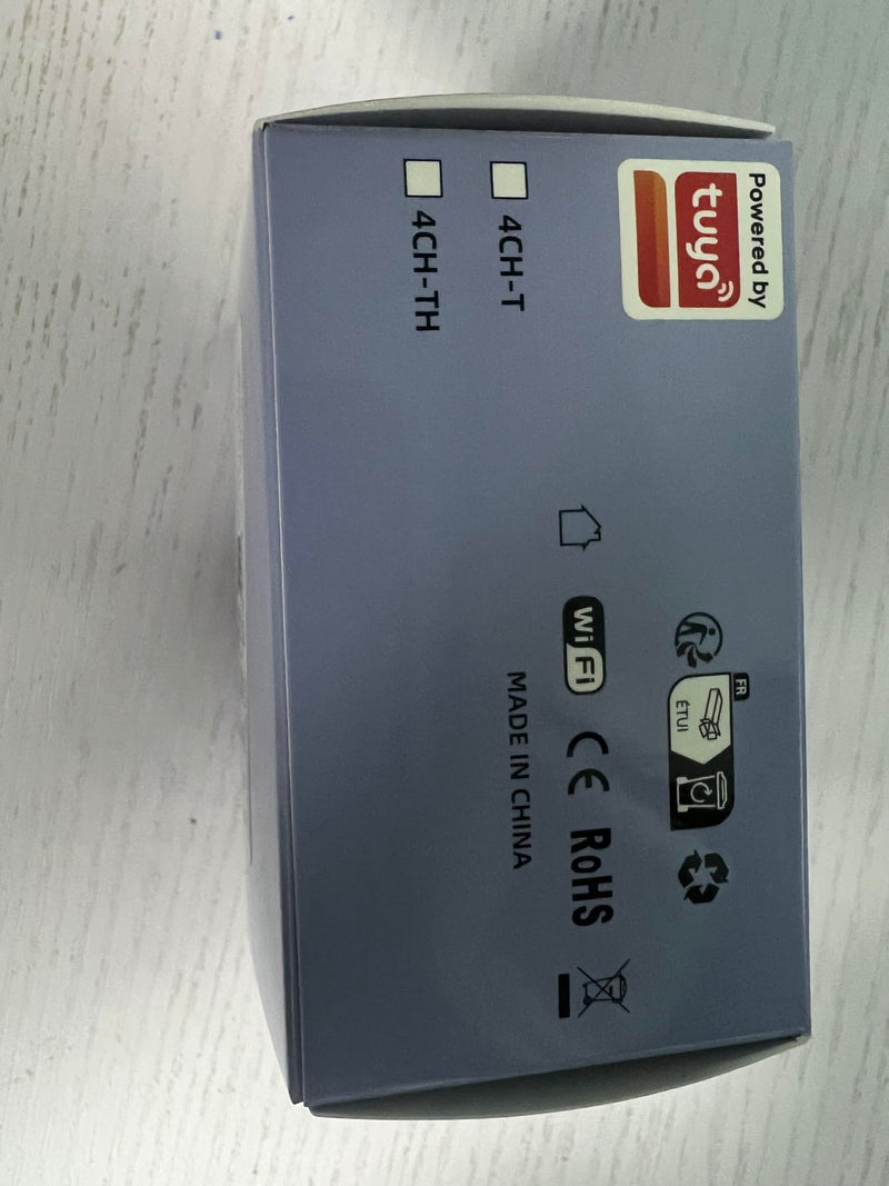 [Australia - AusPower] - Zigbee Temperature Controller with Waterproof Temperature Sensor Probe ,Tuya app Remote 4 Channel 10A Clean Contact Relay Switch(tuya zigbee hub Needed) 