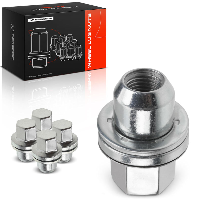 A-Premium M14-1.50 Wheel Lug Nuts Compatible with Land Rover Range Rover Sport Discovery LR3 LR4 Front and Rear 5-PC Set 5PCS