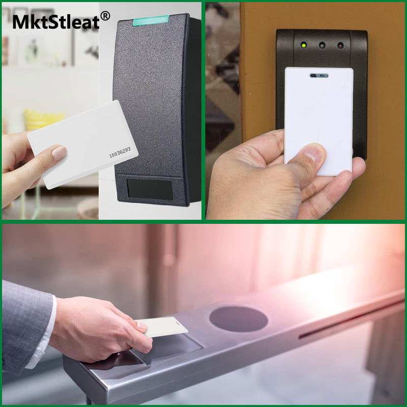 [Australia - AusPower] - 10 Pack Key Card Entry System 26 Bit Proximity Clamshell Weigand Prox Swipe Cards Compatable with ISOProx 1386 1326 H10301 Format Readers and Systems. for Commercial Access 