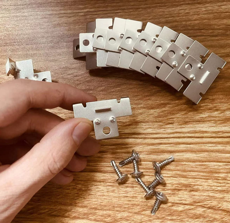 [Australia - AusPower] - Recessed Light Clips for retrofitting recessed Light canisters, Downlight recessed Light Clips for use with Torsion Springs 20 Pack (10 Pairs) 20 Pack (10 Pairs) 