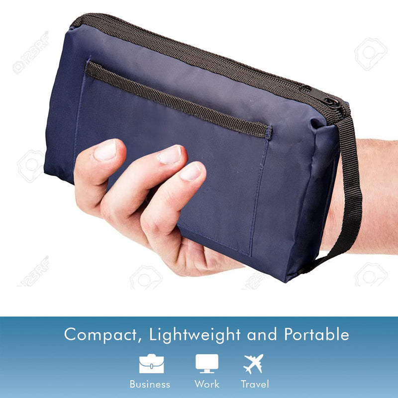 [Australia - AusPower] - NOVAMEDIC Professional Aneroid Sphygmomanometer Blood Pressure Machine and Stethoscope Set, Universal Adult Size Cuff Arm 8.7-16.5", Manual Emergency BP Monitor Kit with Carrying Case, Blue 