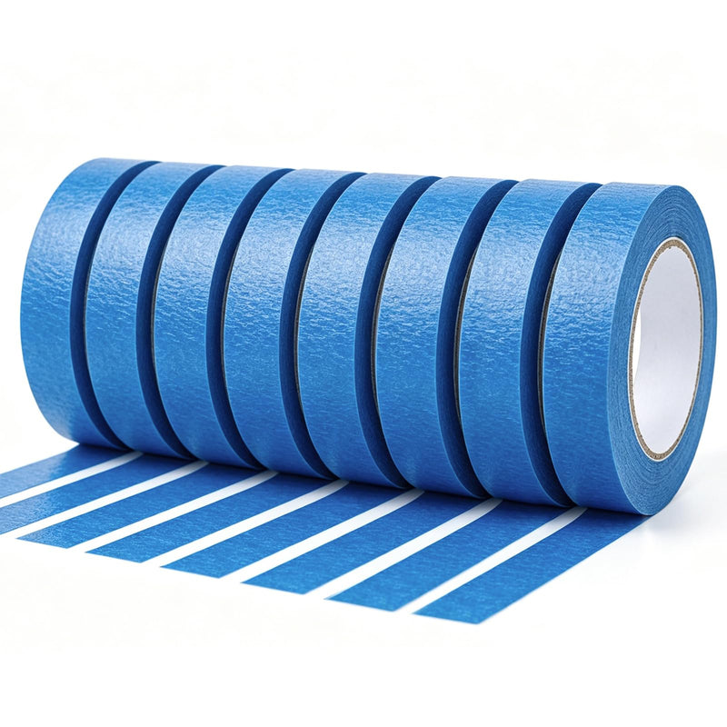 BTYMS 5 Rolls Premium Painters Tape, Blue Masking Tape for Painting Projects, Surface Protection, Multi-Surface Masking, Crafts & Arts