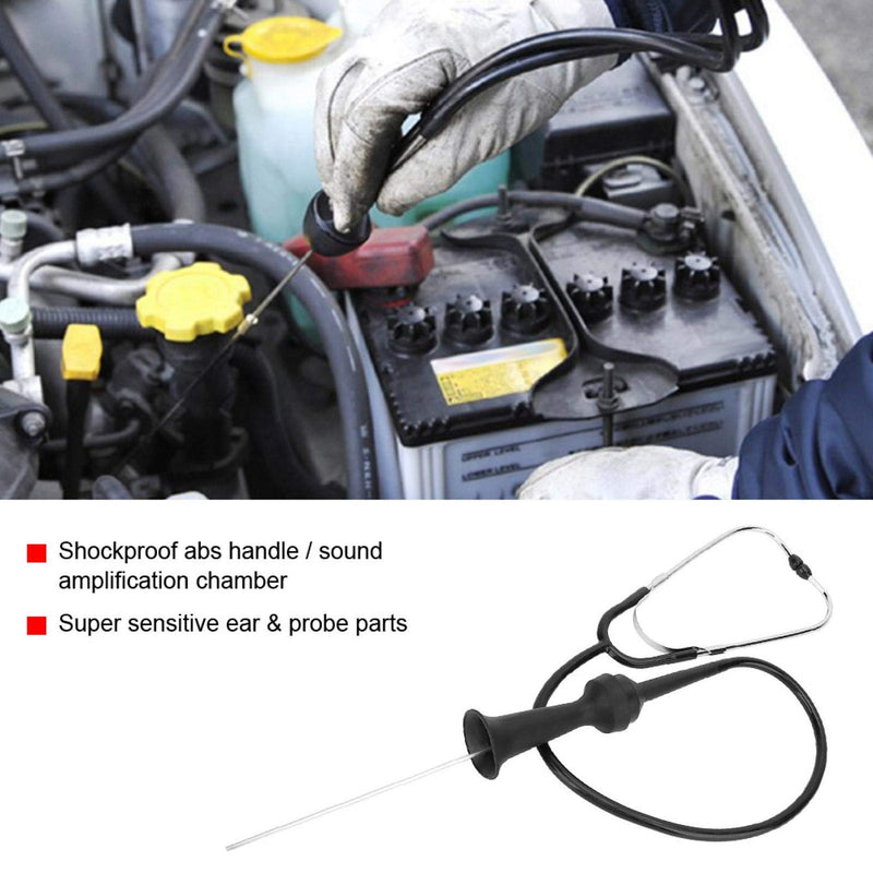 [Australia - AusPower] - Engine Hearing Tool, Car Engine Cylinder Stethoscope Auto Mechanics Engine Tester Hearing Tool 