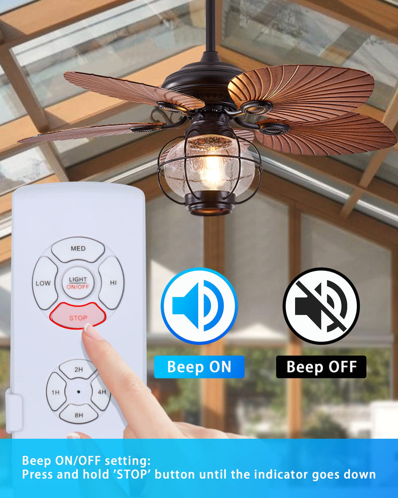 3 Pack Universal Small Size Ceiling Fan Remote Control Kit, Mini Wireless Remote Control and Receiver Kits for Ceiling Fan Lamp 3Remotes+3Receivers