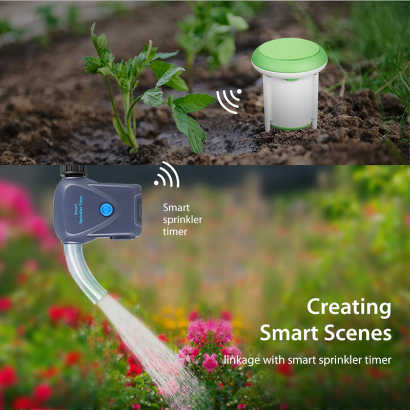 Smart Soil Moisture Meter: Zigbee Soil Tester with Moisture/Temperature Sensor, Smart Life App Control, Reliable Data, Tuya Zigbee Hub Required, Soil Moisture Sensor for Garden Lawn Greenhouse