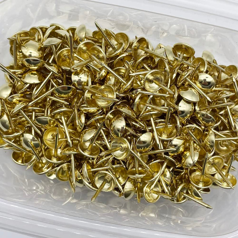 [Australia - AusPower] - Let's Decorate 200PCS Upholstery Tacks, Decorative Tacks for Sofa, Furniture Metal Thumb Tacks, Home DIY Decorative Nail Heads Nails (9.5mm Golden) Ld917200p-a 