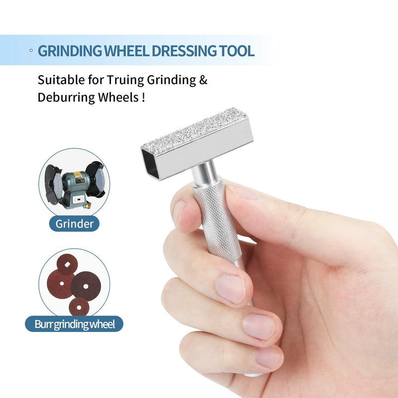 [Australia - AusPower] - DMD Diamond Grinding Wheel Dresser Stone for Truing Grinding & Deburring Wheels(2 Pieces) 丨 Durable Quality with Smart Details Design 丨Great Value Set 