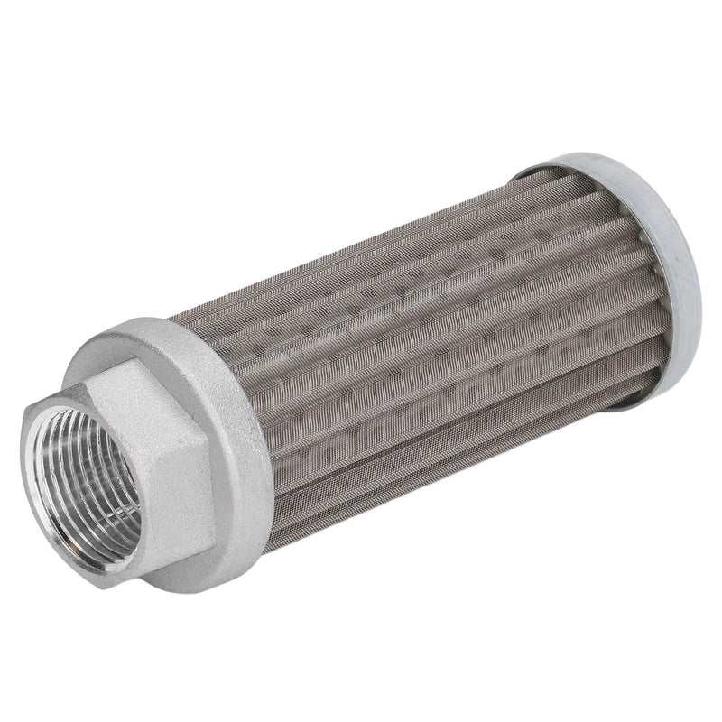 [Australia - AusPower] - Hydraulic Suction Valve Strainer Filter Cartridge Metal Mesh Pipe Joint Fuel Suction Filter Element for Automobile Generators - Stainless Steel 