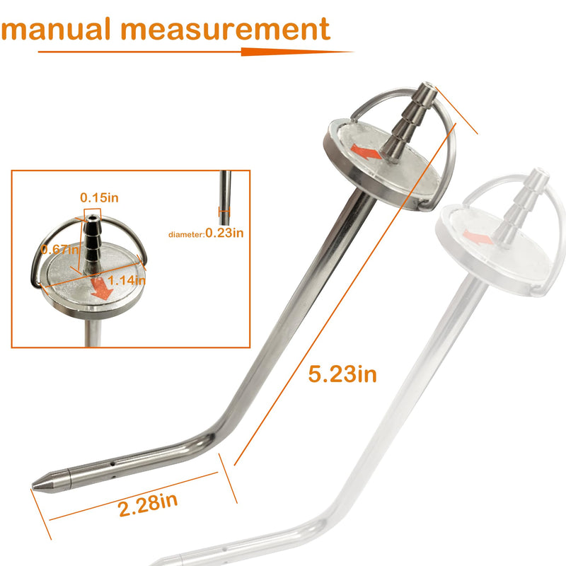 [Australia - AusPower] - Static Pressure Probes Compatible with ASP2 Fieldpiece Manometers AMIN2,ADMN2,SDMN5 for HVAC Technician Testing (2 Pack) 