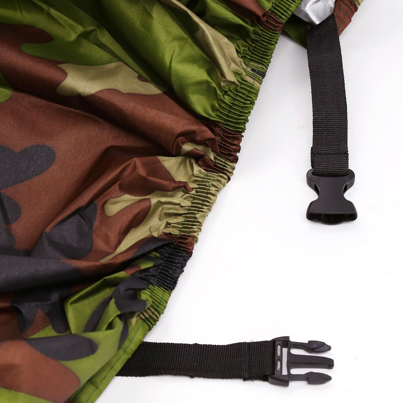 uxcell XL 190T Rain Dust Motorcycle Cover Camouflage Outdoor Waterproof 96inch for Honda