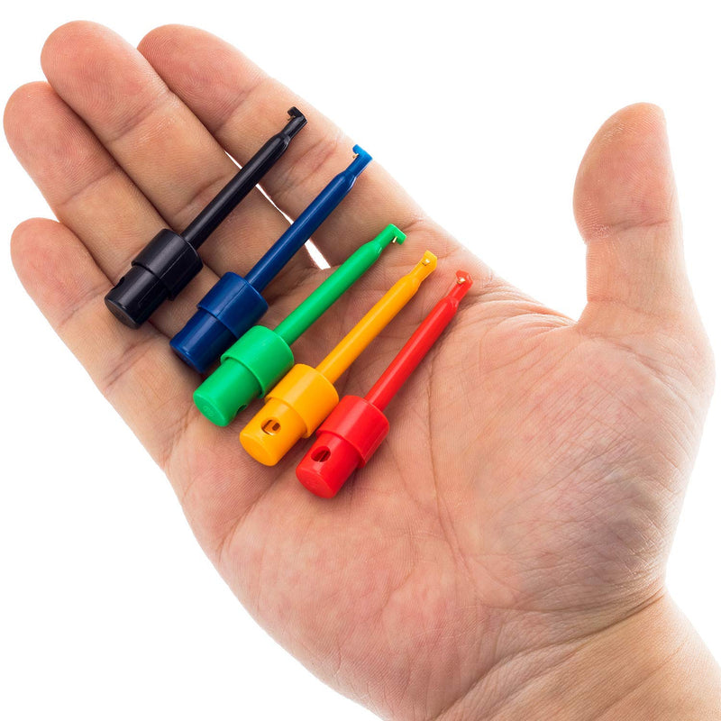 [Australia - AusPower] - RUNCCI-YUN 30 Pieces Measuring Clamps, Measuring Tips, Multimeter Wire Lead Test Clip, Electronic Mini Test Probe Set, for Repair Tool, PCB Tester, Grabber, Multimeter Tweezers Clip, IC Hook Test Clip 