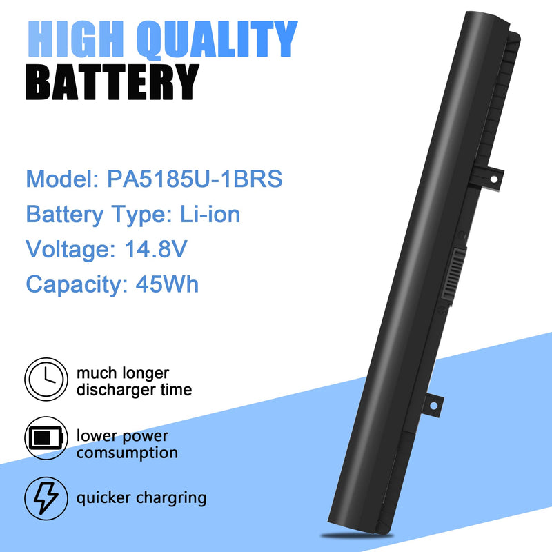 [Australia - AusPower] - PA5185U-1BRS Laptop Battery for Toshiba Satellite C55 C55D C55T S55 S55T L55 C50-B L55T L55D C55-B C55-B5200 C55-B5299 C55-B5300 C55-B5302 E45-B4100,P/N: PA5184U-1BRS PA5195U-1BRS PA5186U-1BRS 