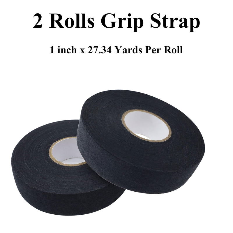 Gun Grip Tape, Tactical Goon Tape, Water Resistant & Non-Reflective Handgun Grip Tape to Improve Handles, Multipurpose Wrap Tape for Guns, Rifle, Pistol and Shotguns - 1 Inch x 27.34 Yards 2 Rolls Black