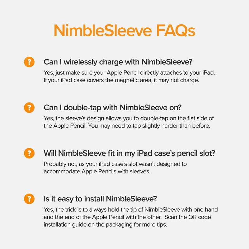 [Australia - AusPower] - UPPERCASE NimbleSleeve Premium Silicone Case Holder Protective Cover Sleeve for iPad Apple Pencil 2nd Generation Only (Beige) Beige 