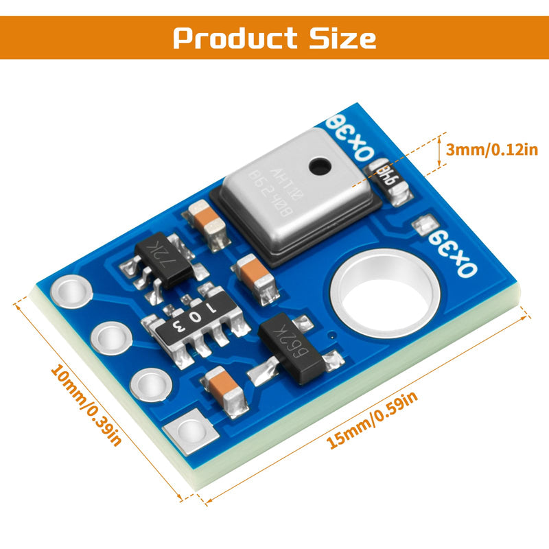 [Australia - AusPower] - 10pcs AHT10 Temperature and Humidity Sensor Module High Precision I2C IIC Communication Replace DHT11 SHT20 AM2302 