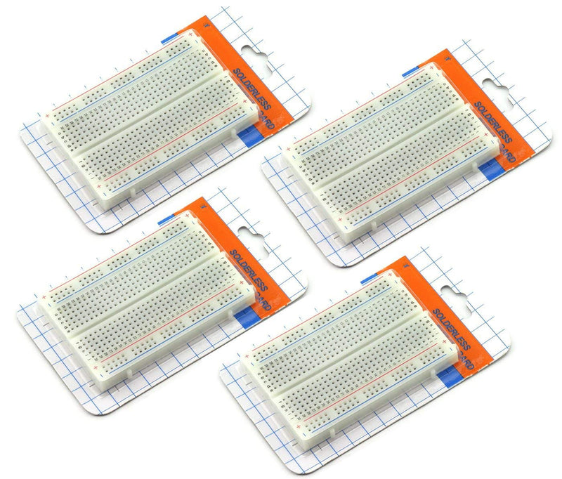 [Australia - AusPower] - Hailege 10pcs 400 Ties Mini Solderless Breadboard Universal 400 Contacts Solderless Breadboard 400 Points Prototyping Shield 