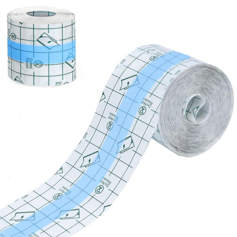 Waterproof Bandages Transparent Film Dressing, 2 Inch x 10.94 Yard - Second Skin Healing Protective, Clear Adhesive Bandages Shower Shield Dressing Tape for Tattoos Aftercare Swimming