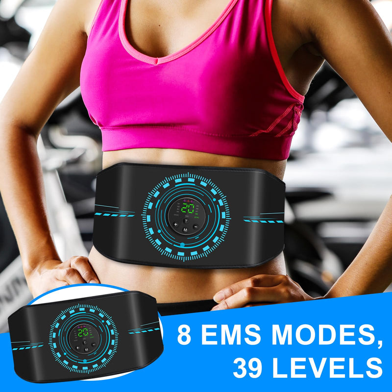 [Australia - AusPower] - ABS Stimulator Muscle Toner, AB Machine for Abdomen/Arm/Leg, Muscle Stimulator for Muscle Growth, Ab Toning Belt Muscle Stimulator for Men and Women 3 Pack Set-3 