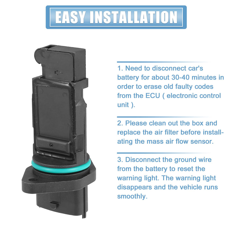 UXCELL Car Mass Air Flow Sensor Meter Replacement No.8670112 for Volvo S80 (1999-2006) & S60 (2001-2009) & V70 (1998-2007)