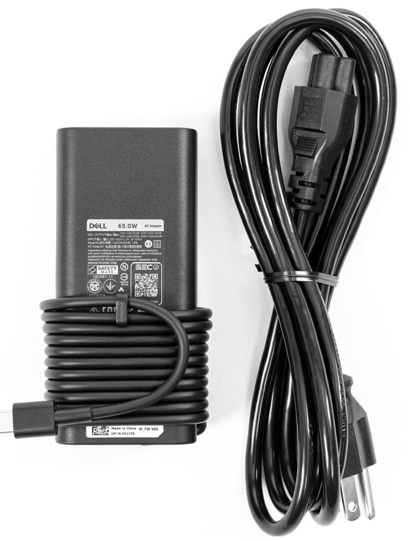 [Australia - AusPower] - Dell 65W USB-C Laptop Charger for XPS and Latitude 5000 - Power Cord Included 