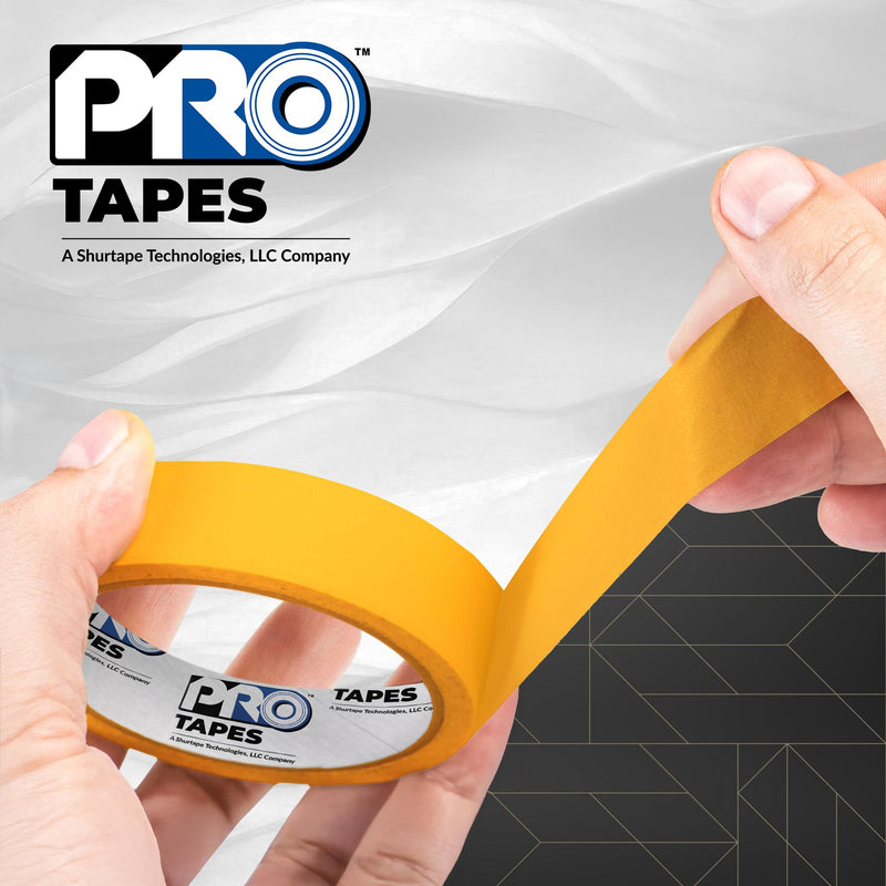 Pro Tapes Pro 788 Ultimate Mask Yellow 3/4" x60yds Premium Low-tack, 60-Day Removal Masking Tape 3/4"x60yds
