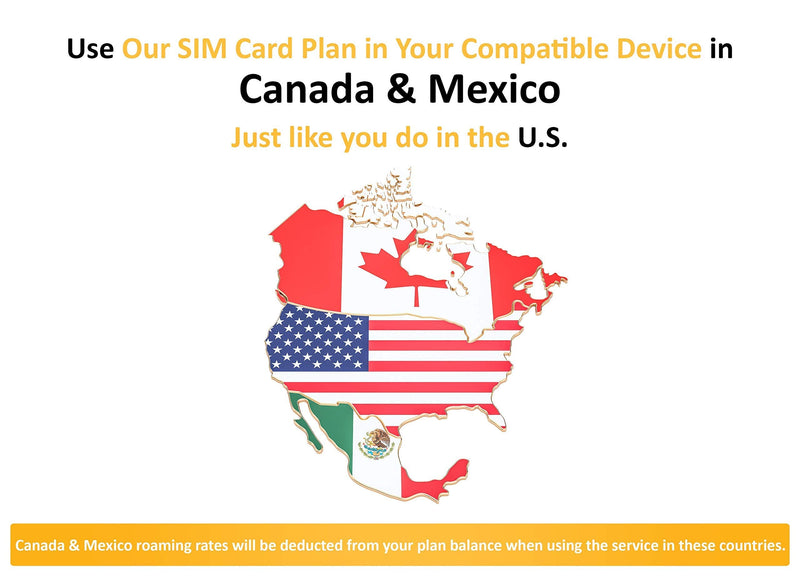 [Australia - AusPower] - SpeedTalk Mobile $30 SIM Card for GSM GPS Tracking Kid Child Elderly Pet SmartWatch Car Tracker Devices Locators - 6 Months Service - USA Canada & Mexico Roaming 