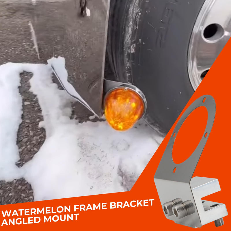[Australia - AusPower] - Alpha Rider Watermelon Frame Bracket Angled Mount Billet Aluminum Clamp with Hardware，Watermelon Under Glow Frame Bracket For Universal Truck RV 1pcs 1 