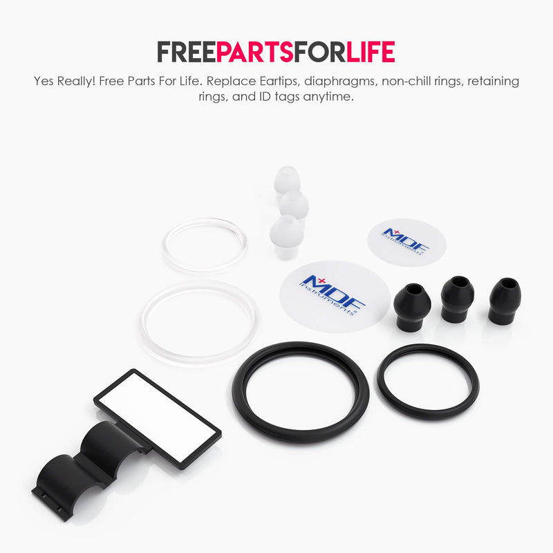 [Australia - AusPower] - MDF Instruments, MD One Stainless Steel Stethoscope, Adult, Fuschia Tube, Silver Chestpieces-Headset, MDF77732 