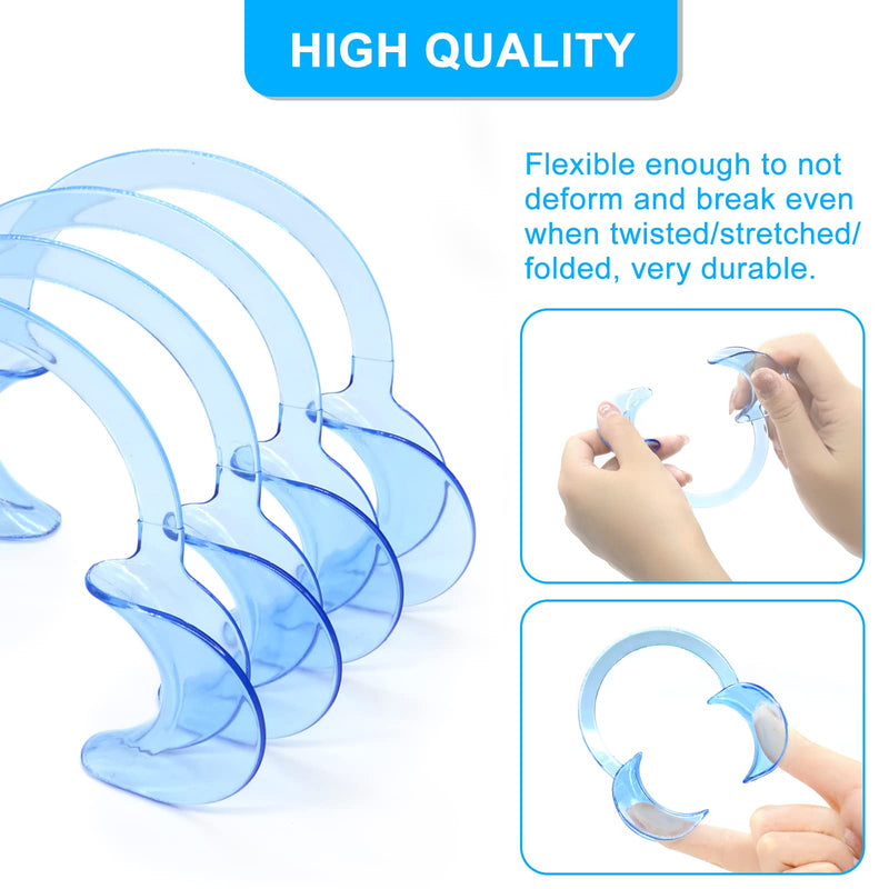 [Australia - AusPower] - 30 Pieces Cheek Retractor Dental Mouth Opener: BVN 10L 10M 10S Autoclavable Mouth Opener for Teeth Whitening, Mouth Guard Retractor, Dental Retractor, Mouth Widener, Mouth Prop for Photography 10L+10M+10S 