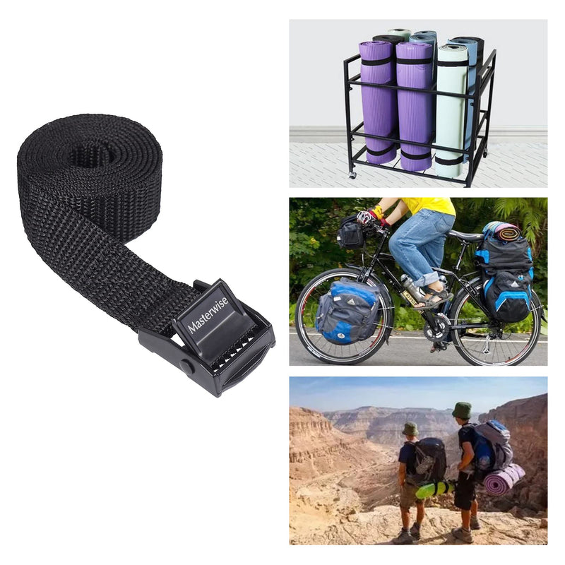 [Australia - AusPower] - Lashing Strap with Cam Buckles, Cinch Strap with Adjustable Buckle Tie Down Straps for Securing (3' x 0.75") 3' x 0.75" 