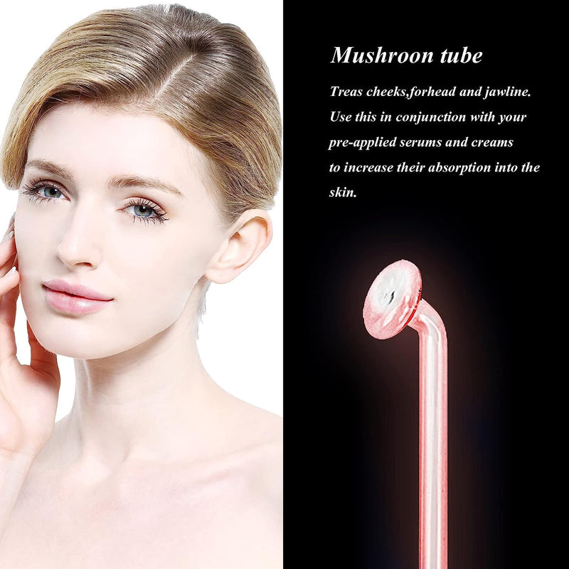 [Australia - AusPower] - Electrode Wand Glass Tube Handheld Spare Parts for Hi Frequency Instrument Elitzia ETJX006AS (Orange Mushroom) Orange Mushroom 