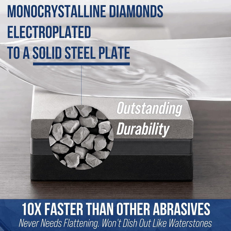Ultra Sharp Diamond Sharpening Stone - 2200 Grit - 8 x 3