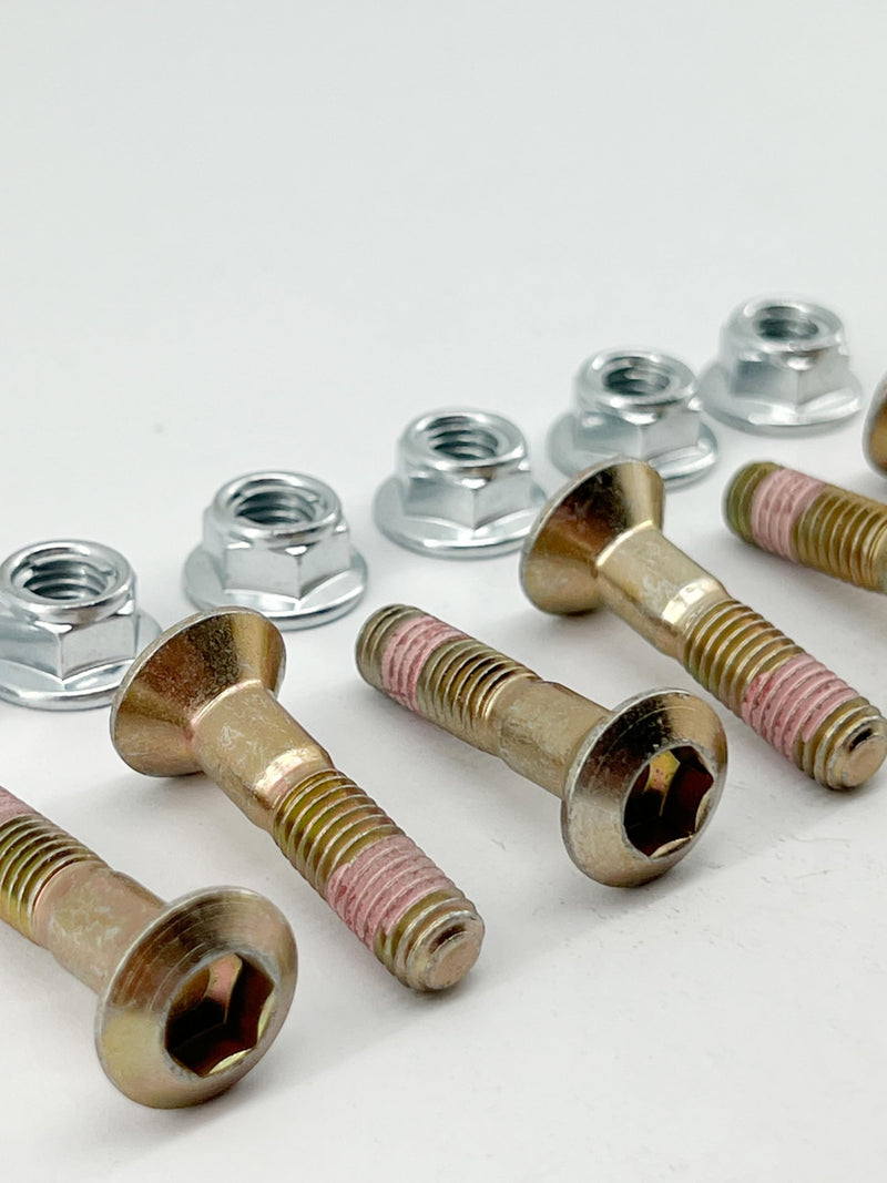 [Australia - AusPower] - SPECBOLT Gold Long 34mm M8x34 Rear Sprocket Bolts Fits: Honda YAM Kawasaki Suzuki CR CRF XR KX KDX RM RMX DR DR-Z YZ IT TTR 