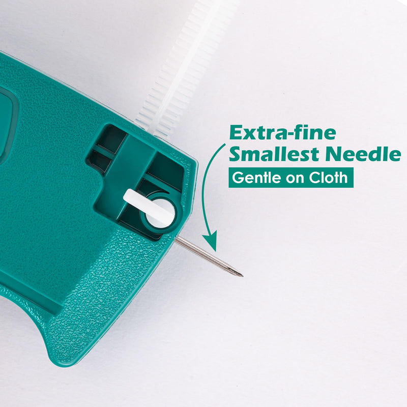 BS ONE 2-in-1 Stitch Tagging Gun for Clothing,Stitch Gun & Retail Price Tag Attacher Gun for Clothes with 6 Needles & 1000pcs 0.2" & 1000pcs 2" Barbs Fasteners Tag Gun + 1000*2" + 1000*0.2" Fasteners