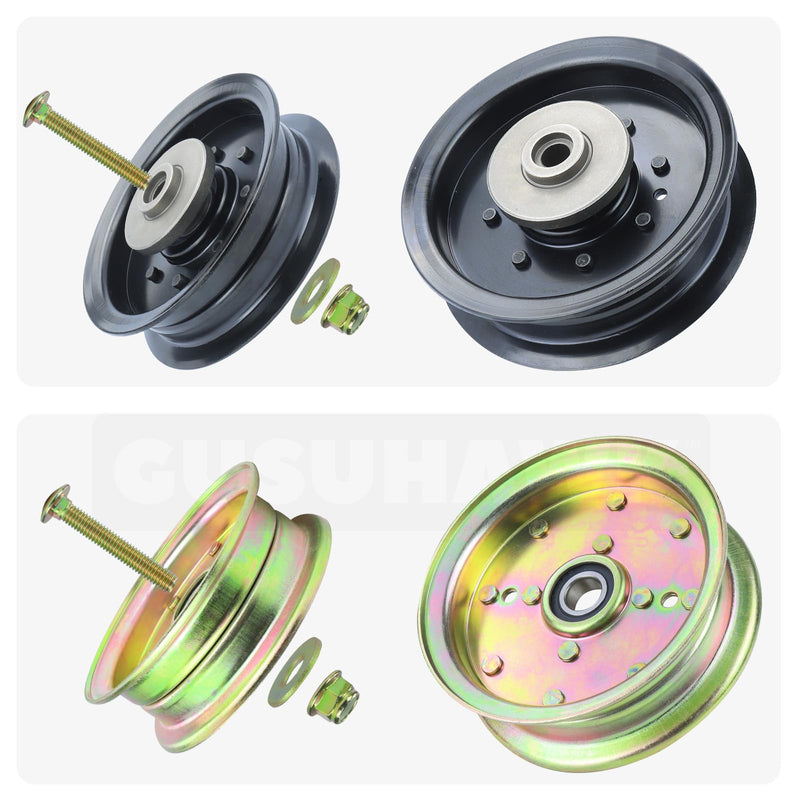 [Australia - AusPower] - 532196104 Husqvarna Idler Pulley with 539132728 idler pulley Replaces Husqvarna 539132728, 589766102, 589766101, 539112196, 532197380, Craftsman 196104, 197380 for RZ4623, RZ5424, Z246 Mowers 