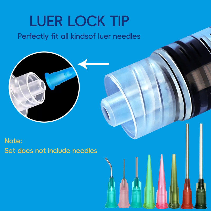 [Australia - AusPower] - 3mL Luer Lock Syringe (No Needle) - Sterile, Individually Wrapped - Pack of 30, Accurate Liquid Measurement, Leak-Proof Design 3ml 