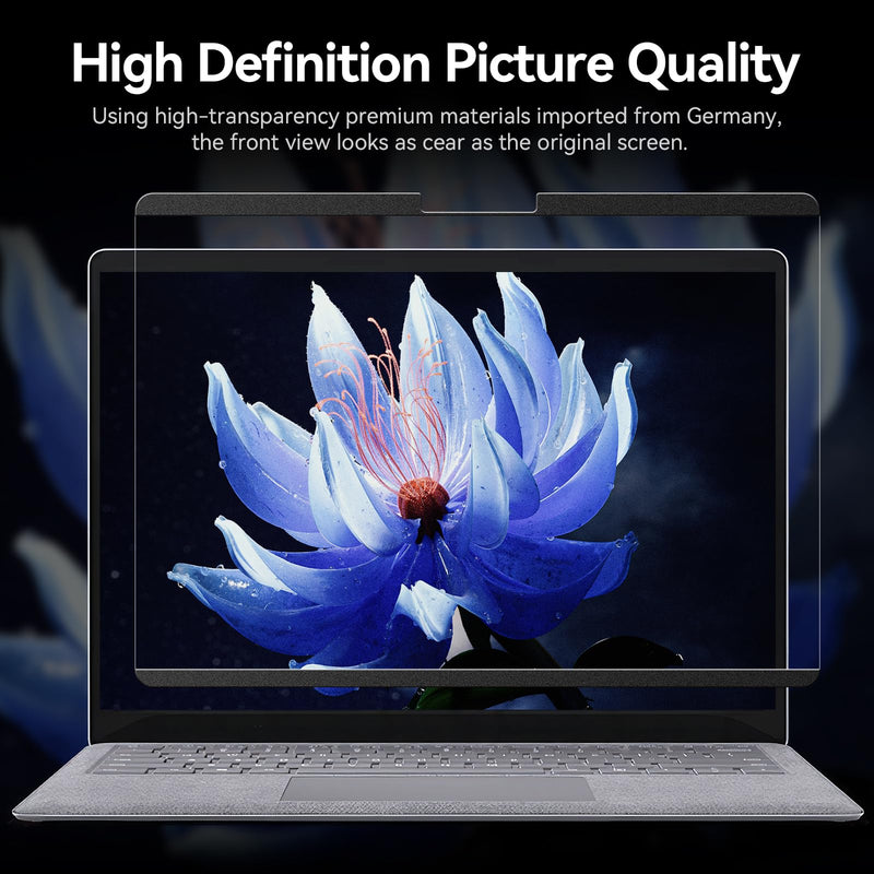 [Australia - AusPower] - Magnetic Privacy Filter Compatible with 13.5 Inch Surface Laptop 5/4/3/2/1, Removable Anti-Glare Blue Light Laptop Privacy Screen Black Security Private Magnetic privacy screen for surface 