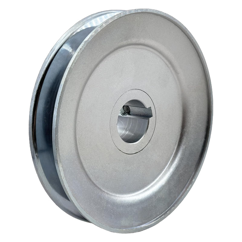 [Australia - AusPower] - AB500-1 Single Groove Web Sheaves,v Belt Pulley 1 inch bore 5" OD,Motor Pulley Carbon Steel for A B 5L 4L V-Belts 