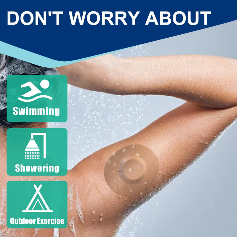 [Australia - AusPower] - 30 Pack Freestyle Adhesive Patches, Sensor Covers Intended for Freestyle Libre 2/3-Enlite-Medtronic Guardian, CGM Sensor Patches, No Glue in The Center, Long Fixation for Your Sensor(Tan) Tan(30 Pcs) 