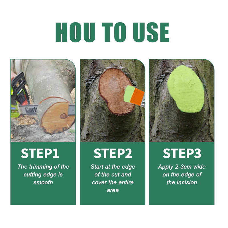 [Australia - AusPower] - Tree Wound Sealer,Tree Wound Pruning Sealer,Bonsai Tree Pruning Sealer, Tree Wound Sealer Healing Cream,Plant Grafting Paste Smear Tree Repair Ointment Agent Repair(1Pcs) 