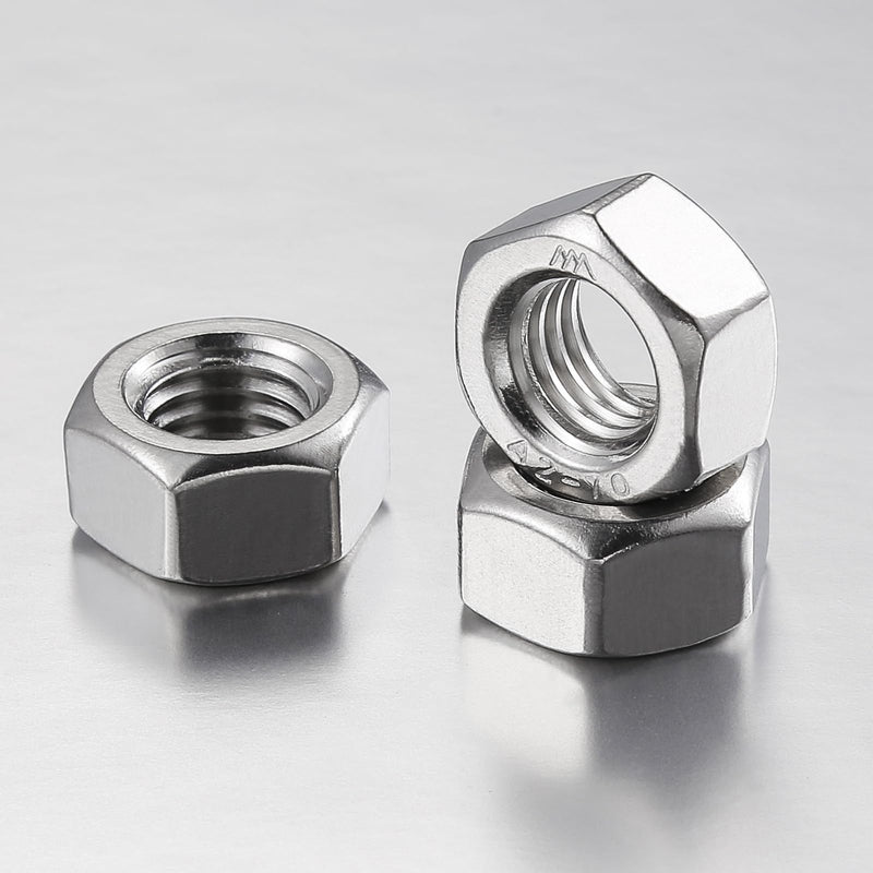 [Australia - AusPower] - 1/4-20 304 Stainless Steel Hex-Nuts (50pcs) 50 1/4-20 