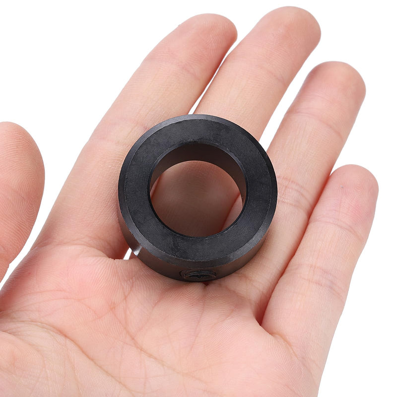 [Australia - AusPower] - uxcell 4pcs Set Screw Collars 3/4" Bore Carbon Steel Shaft Collars, 1-1/4" OD, 9/16" Width Axle Collar Clamp for Linear Rod Shaft Guide, Black Oxide 
