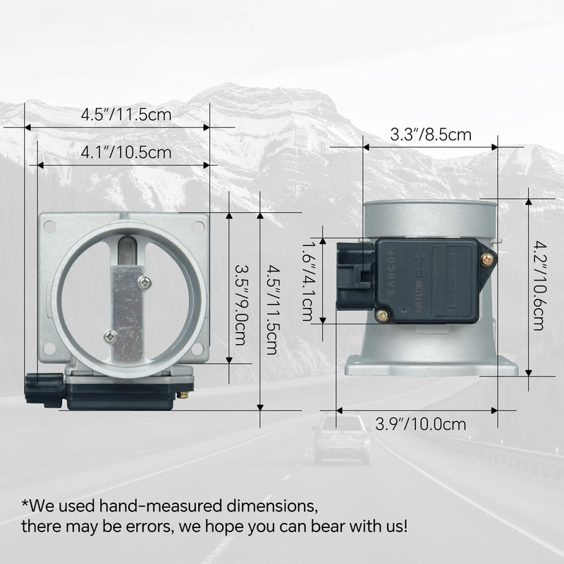 [Australia - AusPower] - Mass Air Flow Sensor F57Z12B579DBRM MAF Compatible with 6Cyl 4.0L 1996-2000 Ford Ranger/1996-2000 Mustang/1996-1998 Explorer/1996-1997 Aerostar/1997-1998 Mercury Mountaineer/1995-2000 Mazda B4000 
