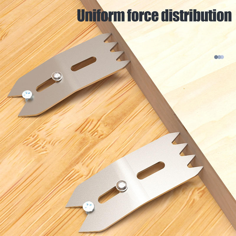 [Australia - AusPower] - Aramox 4 Piece Woodpeckers Clamp Dogs for Plate Smoothing Router Wood Plate Fixing Clamp Woodworking Boundary Clamp Set 