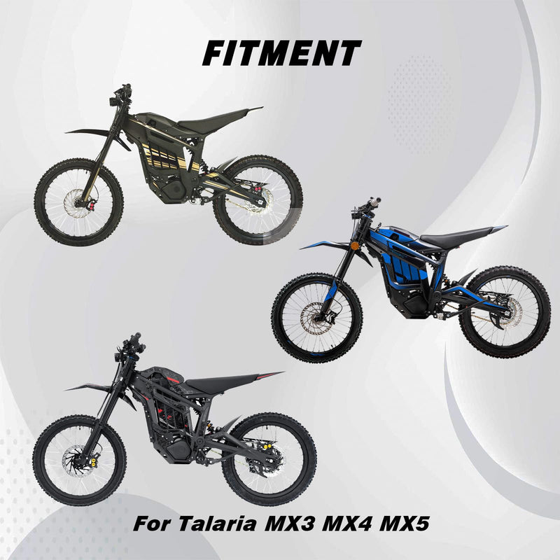 [Australia - AusPower] - CHANGCHENG Engine Case Saver Talaria Engine Cover Aluminum for Talaria Sting MX3 MX4 MX5 Electric Dirt Bike Silver 