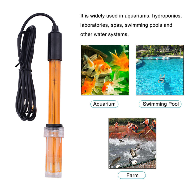 [Australia - AusPower] - Electrode Probe, 1999mV ORP Replacement Prob, Good Electrical Conductivity, Suitable for ORP Instruments Controllers with BNC Connectors. 