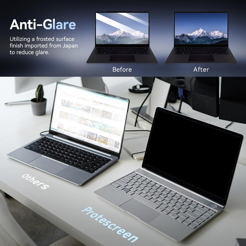 [Australia - AusPower] - Laptop Privacy Screen 17 Inch Compatible With Lenovo Hp Dell Acer Asus Thinkpad Envy Xps, 16:10 Aspect Removable Anti Glare Blue Light Filter Protector, 17in Computer Monitor Privacy Shield [1 PACK] 17'' Privacy Screen (16:10) 